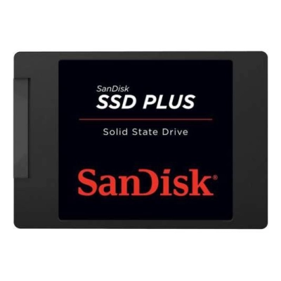 SSD 480 GB SANDISK SSD PLUS, SDSSDA-480G-G26, SATA3, maks do 530/440 MB/s
