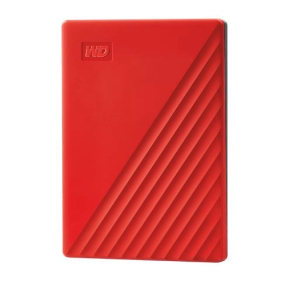 Tvrdi disk vanjski 4000 GB WESTERN DIGITAL Passport WDBPKJ0040BRD-WESN, USB 3.2, 5400 okr/min, 2.5incha, crveni