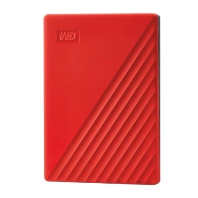 Tvrdi disk vanjski 4000 GB WESTERN DIGITAL Passport WDBPKJ0040BRD-WESN, USB 3.2, 5400 okr/min, 2.5incha, crveni   - Vanjski tvrdi diskovi