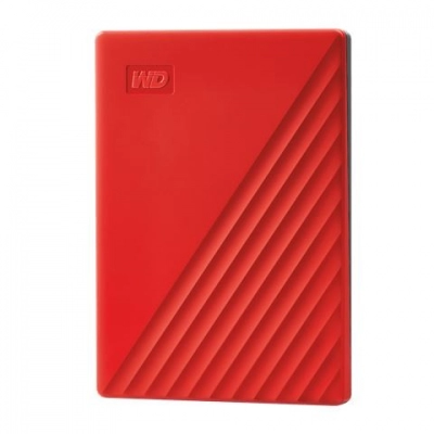 Tvrdi disk vanjski 4000GB WD Passport 2.5in,  WDBPKJ0040BRD-WESN,  USB 3.2 Red   - POHRANA PODATAKA