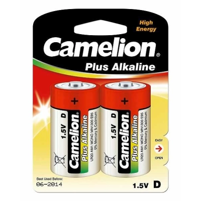 Baterija alkalna Camelion 1.5V American LR20 2 kom    - Jednokratne baterije