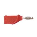 BANANA ČETVRTASTA 4mm CRVENA      CM20R