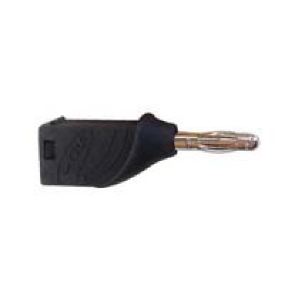 BANANA ČETVRTASTA 4mm CRNA          CM20B  