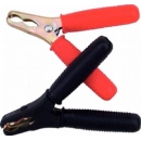 Krokodil za akumulator 80A. 125mm, CRVENI