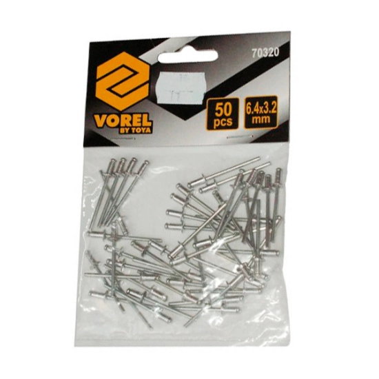 Zakovica blok 4,8x12,7 ,50 komada, Vorel 70500 Zakovica blok 4,8x12,7 ,50 komada, Vorel 70500