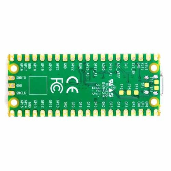 Raspberry Pi Pico, dual-core ARM Cortex M0+ procesor