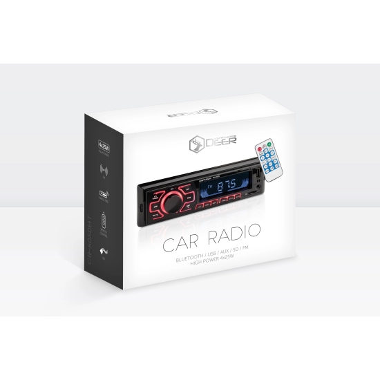 Auto radio DEER CR-5050 BT, USB, bluetooth + USB GRATIS 16GB