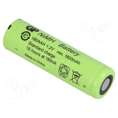 Baterija NI-MH 1800mAH 1,2V 1800mAh   - Punjive baterije