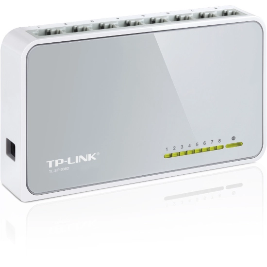 Switch TP-LINK TL-SF1008D, 10/100 Mbps, 8-port Switch TP-LINK TL-SF1008D, 10/100 Mbps, 8-port