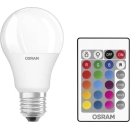 Žarulja LED E27  9W u boji, sa daljinskim,RGB+2700K, Osram
