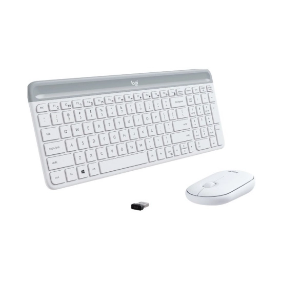 Tipkovnica + miš LOGITECH MK470, 920-009205, bežična slim, bijela Tipkovnica + miš LOGITECH MK470, 920-009205, bežična slim, bijela