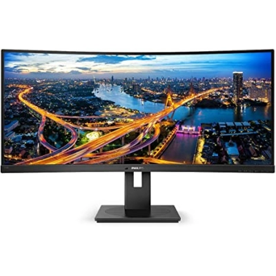 Monitor 34incha PHILIPS 346B1C/00, WQHD, VA, 100Hz, 5ms, 300cd/m2, 3000:1, zakrivljeni, crni   - MONITORI I OPREMA