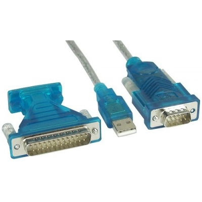 Kabel USB ADAP NA SERIAL MODEM DB25   - Podatkovni kabeli