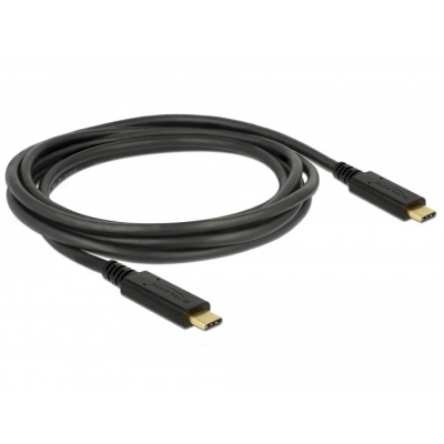 Kabel DELOCK, USB Type-C 3.1 (M) na USB Type-C 3.1 (M), 2m 83668   - Kabeli i adapteri
