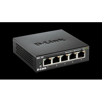 Switch D-LINK DGS-105/E, 10/100/1000 Mbps, 5-port