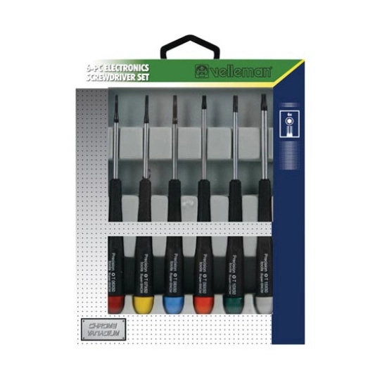 Set TORX odvijača T6-T15, 130mm Set TORX odvijača T6-T15, 130mm