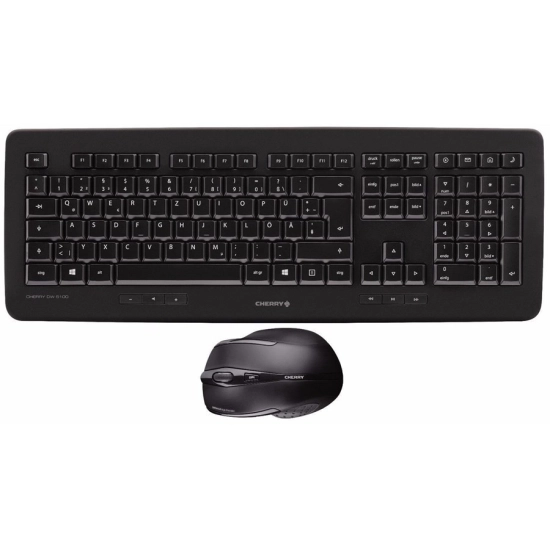 Tipkovnica + miš CHERRY DW-5100 bežična, crna Tipkovnica + miš CHERRY DW-5100 bežična, crna