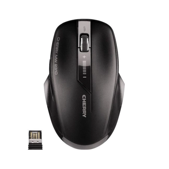 Miš CHERRY MW-2310 2.0, optički, bežični, 2400 DPI, USB A, crni Miš CHERRY MW-2310 2.0, optički, bežični, 2400 DPI, USB A, crni