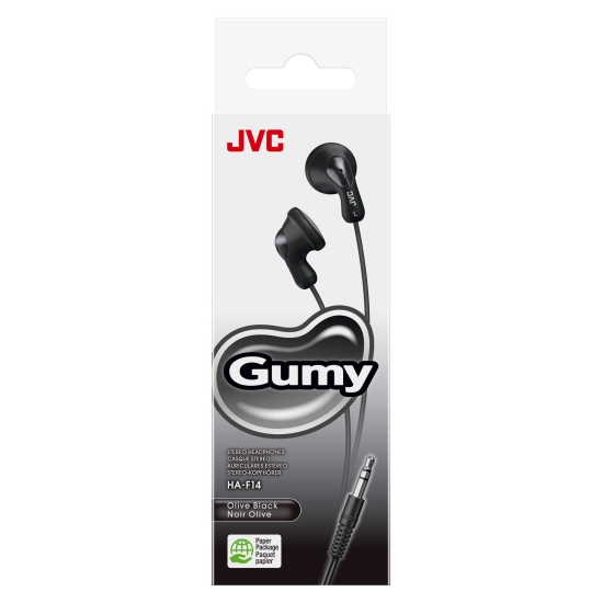 Slušalice JVC HA-F14BNU, in-ear, 3.5mm, crne