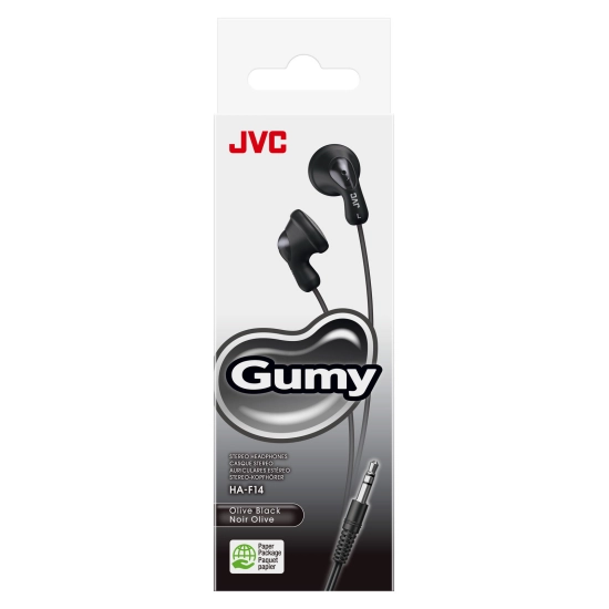 Slušalice JVC HA-F14BNU, in-ear, 3.5mm, crne Slušalice JVC HA-F14BNU, in-ear, 3.5mm, crne