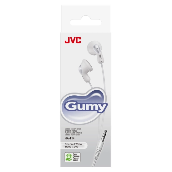 Slušalice JVC HA-F14WNU, in-ear, 3.5mm, bijele