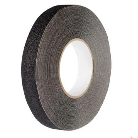 Traka protuklizna crna, 25mm/18m, za stepenice i sl. , Scapa
