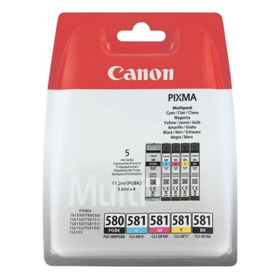 Tinta CANON PGI-580 - CL-581, BCMY multipack, za Pixma TR7550/TR8550/TS6150/TS6151/TS8151/TS8152/TS9150/TS8250/TS8251/TS8252/TS705/TS6251/TS6350/TS8350/TS6351/TS8351/TS8352/TS705a/TS6350a/TS6351a