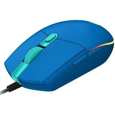 Miš LOGITECH G102 Lightsync, optički, 8000 DPI, plavi  