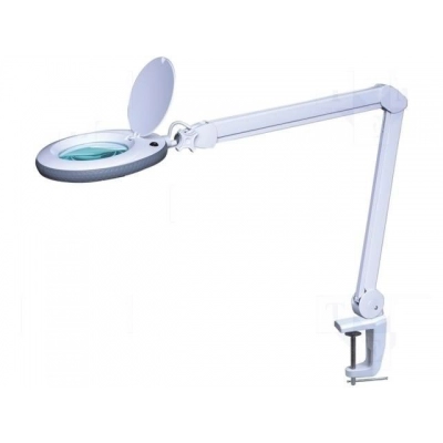 STOLNA LAMPA S LUPOM 5X, LED, rubna montaža,bijela, Newbrand LAMP-5D-LEDN1   - Newbrand