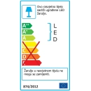 STOLNA LAMPA S LUPOM 5X, LED, rubna montaža,bijela, Newbrand LAMP-5D-LEDN1