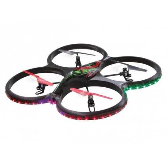 Dron JAMARA Flyscout AHP+, kamera, LED, Turbo, Headless-Flyback, upravljanje daljinskim upravljačem, crni