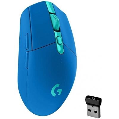 Miš LOGITECH G305 Lightspeed, bežični, 12000 DPI, plavi   - Miševi