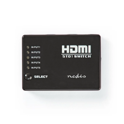 Razdjelnik HDMI 5u1 manual NEDIS VSWI3455BK