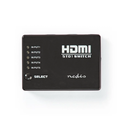 Razdjelnik HDMI 5u1 manual NEDIS VSWI3455BK   - Listopad u Chipoteci