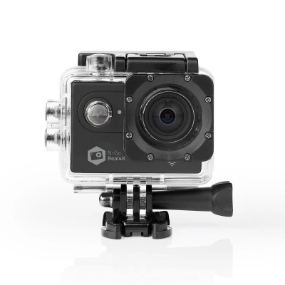 Akcijska kamera NEDIS ACAM61BK, Real 4K Ultra HD, Wi-Fi, Waterproof Case   - Nedis