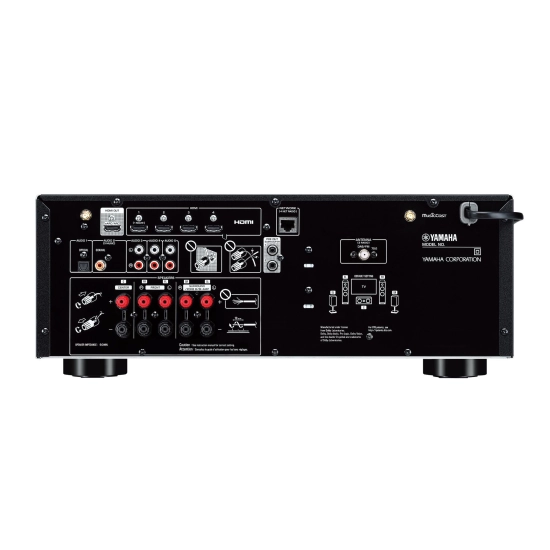 AV receiver YAMAHA RX-V4A, 5.1-kanalni, crni