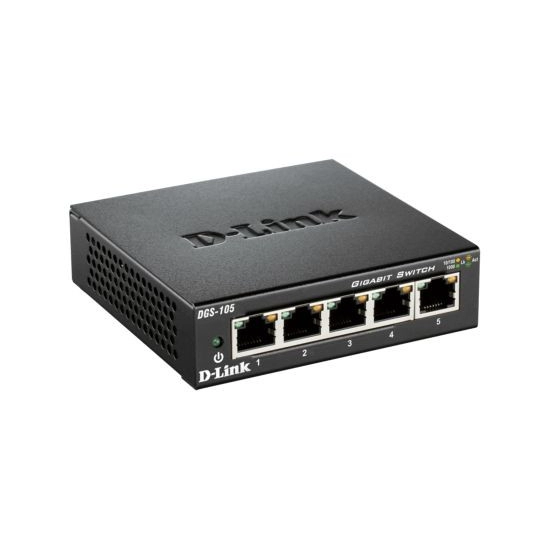 Switch D-LINK DES-105/E, 10/100 Mbps, 5-port