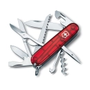 VICTORINOX NOŽ HUNTSMAN   1.3713.T , crveni transparentni