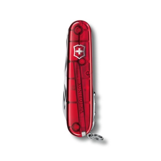 VICTORINOX NOŽ HUNTSMAN   1.3713.T , crveni transparentni