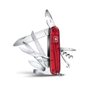 VICTORINOX NOŽ HUNTSMAN   1.3713.T , crveni transparentni