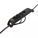 Kabel produžni EMOS, 4 mjesta, 1.5mm2, prenaponska zaštita, 2m