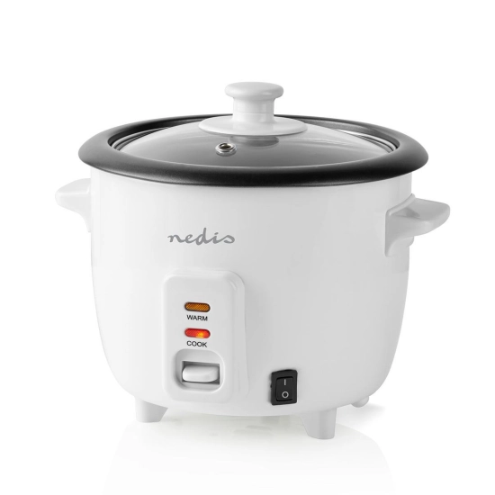 Kuhalo za rižu NEDIS KARC06WT, 0,6l, 300W, bijelo