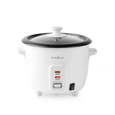 Kuhalo za rižu NEDIS KARC06WT, 0,6l, 300W, bijelo   - Aparati za kuhanje