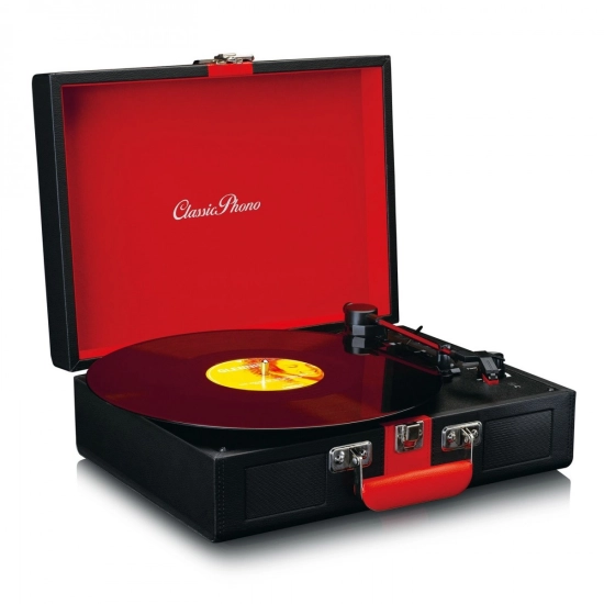 Gramofon LENCO TT-110, sa zvučnicima, bluetooth, retro, crni Gramofon LENCO TT-110, sa zvučnicima, bluetooth, retro, crni