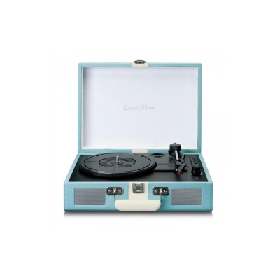 Gramofon LENCO TT-110, sa zvučnicima, bluetooth, retro, plavi   - Gramofoni