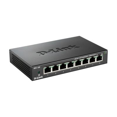 Switch D-LINK DES-108/E, 10/100 Mbps, 8-port 