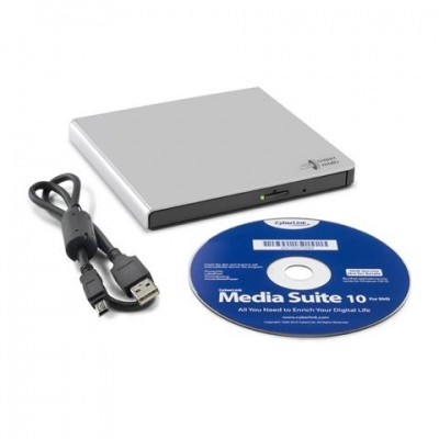 DVDRW HITACHI/ LG GP57ES40 USB Slim External, srebrni   - DVD snimači