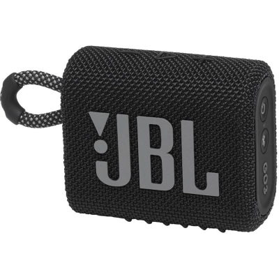 Prijenosni bluetooth zvučnik JBL GO 3, BT5.1, vodootporan IP67, crni, JBLGO3BLK   - Prijenosni zvučnici