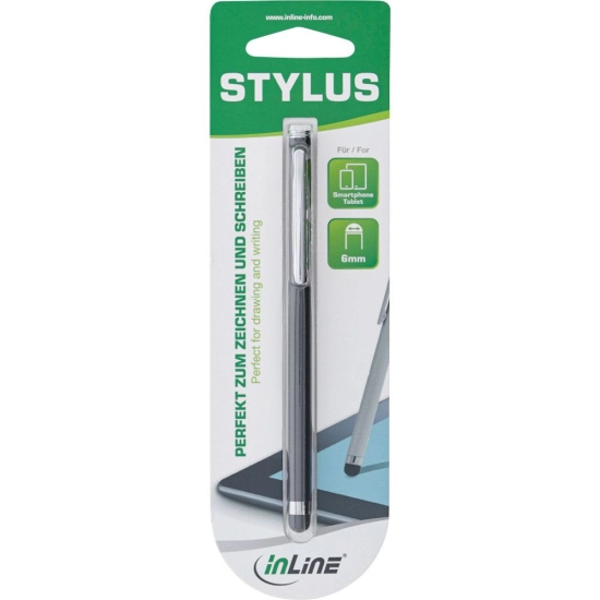 Olovka InLine Stylus Pen 55467S za pametni telefon ili tablet, crna Olovka InLine Stylus Pen 55467S za pametni telefon ili tablet, crna