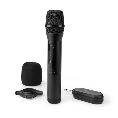 Mikrofon NEDIS MPWL200BK, bežični, crni   - Mikrofoni i dodaci
